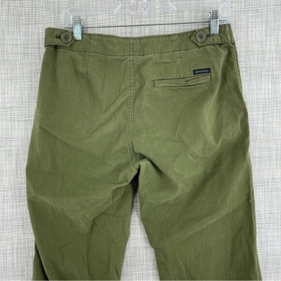 Sanctuary Womens Size 27 raw hem green straight leg pants a1346 - Picture 9 of 11